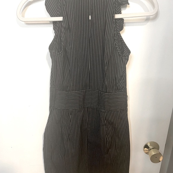 Express Design Studio Ruffle Front Button Shirt Dress - Picture 3 of 3